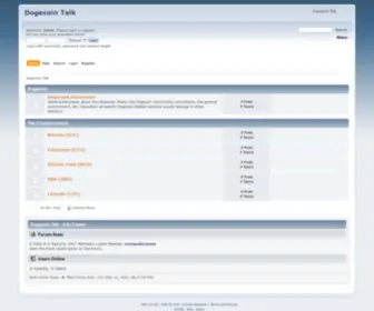 Dogecointalk.org(Dogecoin Talk) Screenshot