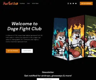 Dogefightclub.com(Doge Fight Club) Screenshot