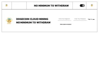 Dogehash.farm(Cryptocurrency mining) Screenshot