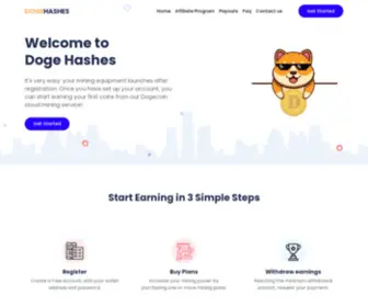 Dogehashes.com(Doge Hashes) Screenshot