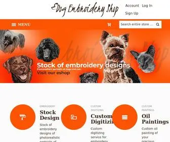 Dogembroideryshop.com(Dog Embroidery Shop) Screenshot