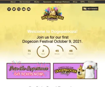 Dogepalooza.com(Dogepalooza 2022) Screenshot