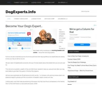 Dogexperts.info(Tips and Advice from Professional Dog Breeders) Screenshot