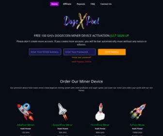 Dogexpool.com(Most Profitable & Legit Online Based Dogecoin Miner Application) Screenshot