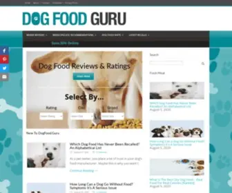 Dogfood.guru(Dog Food Reviews & Ratings) Screenshot