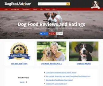 Dogfoodadvisor.com(Dog Food Reviews and Ratings) Screenshot