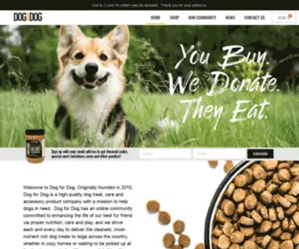 Dogfordog.com(Dog For Dog) Screenshot