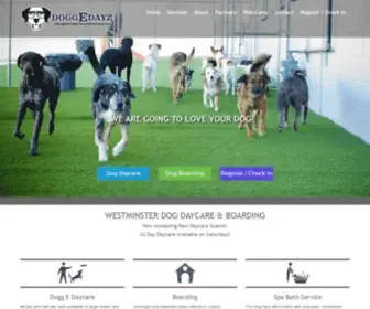 Doggedayz.com(Dog Daycare & Boarding in Westminster) Screenshot