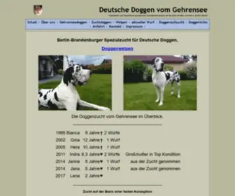 Doggen-Vom-Gehrensee.com(Robuste Harlekin) Screenshot