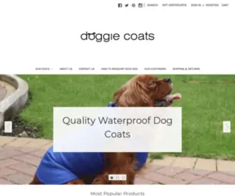 Doggiecoats.co.uk(Waterproof Dog Coats) Screenshot