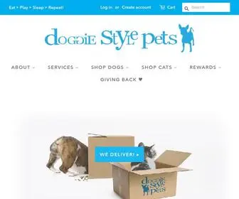 Doggiestylepets.com(Philadelphia Pet Supplies) Screenshot