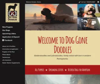 Doggonedoodles.com(Labradoodle & Bernedoodle Puppies in Pennsylvania) Screenshot