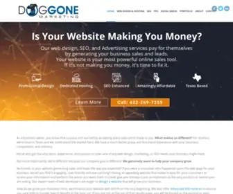 Doggonemarketing.com(Professional Website Design Company in Midland) Screenshot