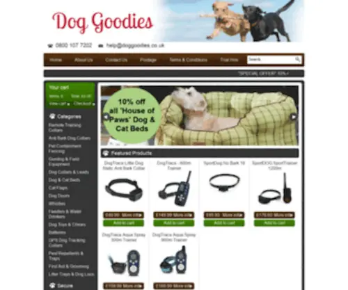 Doggoodies.co.uk(Dog Goodies) Screenshot