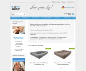 Doggybed.de(Orthopädisches Hundebett) Screenshot