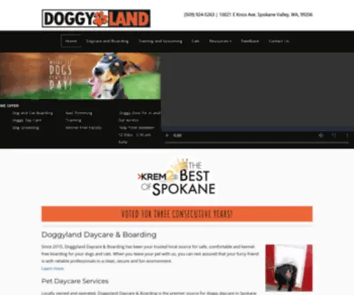 Doggylanddaycare.com(Doggyland Daycare and Boarding) Screenshot