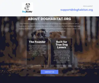 Doghabitat.org(We pick and review the best products for dog) Screenshot