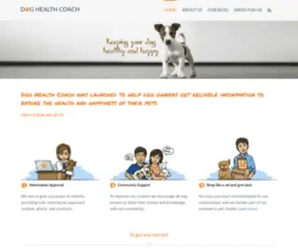 Doghealthcoach.com(Dog Health Coach was launched to help dog owners get reliable) Screenshot
