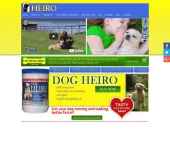 Dogheiro.com(HEIRO for Dogs gets your best friend back to peak health faster) Screenshot