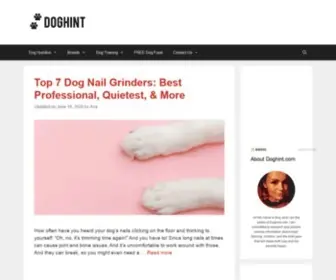 Doghint.com(All About Your Dog) Screenshot