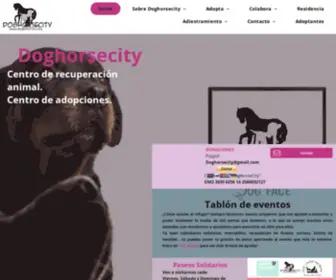 Doghorsecity.org(Centro de rescate) Screenshot