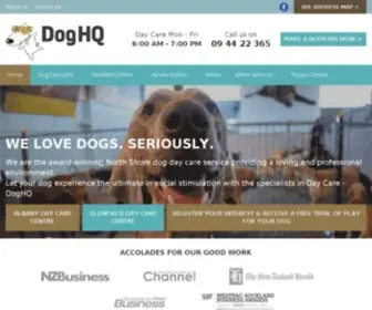 Doghq.co.nz(DogHQ Day Care) Screenshot