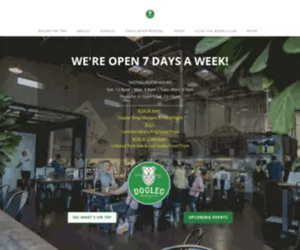 Doglegbrewingco.com(DOGLEG BREWING COMPANY) Screenshot