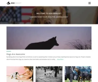 Dogmindset.com(Dog Mindset) Screenshot