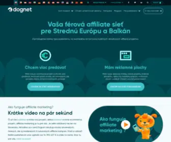 Dognet.sk(Dognet Affiliate Network) Screenshot