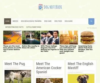 Dognotebook.com(Dog Notebook) Screenshot