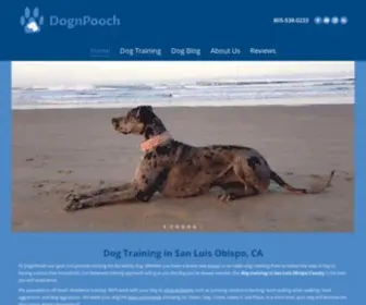 Dognpooch.com(Dog Training in San Luis Obispo) Screenshot