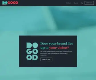 Dogood.design(Isnt it about time your brand lives up to your vision) Screenshot