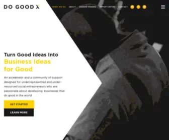 Dogoodx.org(Do Good X Do GOOD X) Screenshot