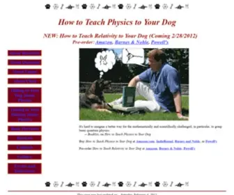 Dogphysics.com(How to Teach Physics to Your Dog) Screenshot