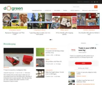 Dogreen.in(Helping urban consumers live eco friendly lives) Screenshot