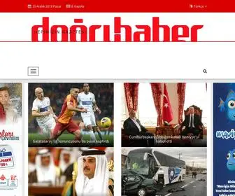 Dogruhaber.com.tr(Doğruhaber Gazetesi) Screenshot