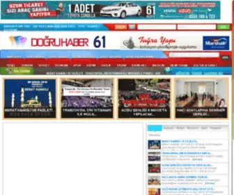 Dogruhaber61.com(DOĞRU HABER 61) Screenshot