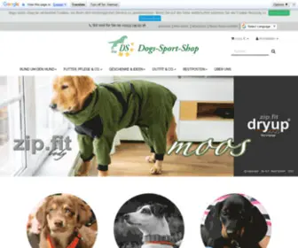 Dogs-Sport-Shop.de(Hunde Webshop) Screenshot