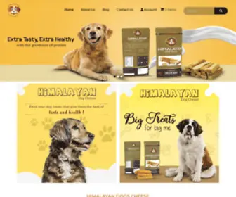 Dogscheese.com(HIMALAYAN DOGS CHEESE Cheese Treats Free Shipping On orders above Rs 600/) Screenshot