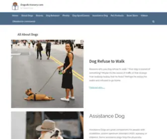 Dogsdictionary.com(All About Dogs) Screenshot