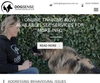 Dogsense.com.au(Dog Training Perth) Screenshot