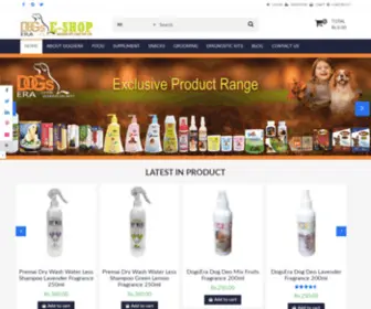 Dogseraeshop.com(Buy Dog & Cat Products Online India) Screenshot