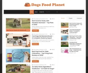 Dogsfoodplanet.com(Dogs Food Planet) Screenshot