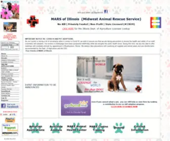 Dogsfrommars.net(`Website for organization helping pets and owners) Screenshot