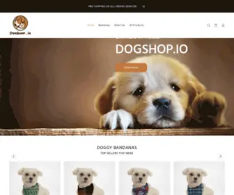 Dogshop.io(Shopify Template) Screenshot