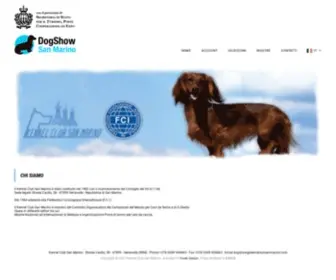 Dogshowsanmarino.com(Dog Show San Marino) Screenshot