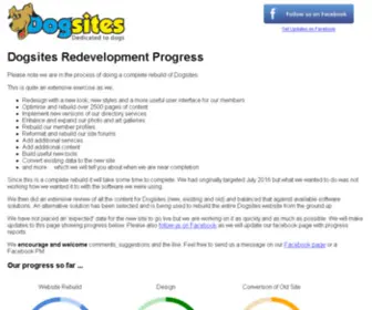 Dogsites.com.au(We are busy rebuilding our website … please come back soon) Screenshot