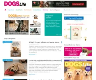 Dogslife.com.au(Dog Breeds and Pet Care) Screenshot