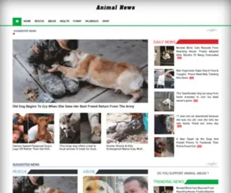 Dogsmakelifebetter.com(Animal news) Screenshot