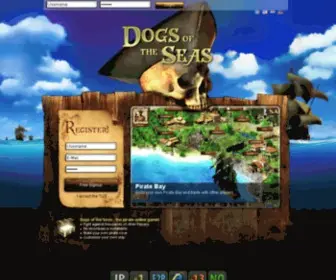 Dogsoftheseas.com(Dogs of the Seas) Screenshot